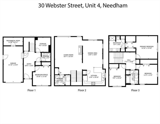 30 Webster St 4, Needham, MA 02494