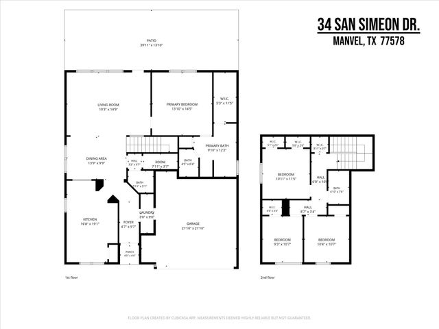 34 San Simeon Drive, Manvel, TX 77578