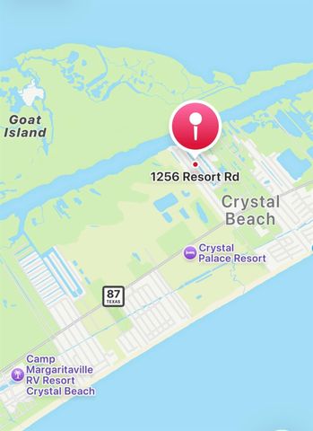 1256 Resort Road, Crystal Beach, TX 77650