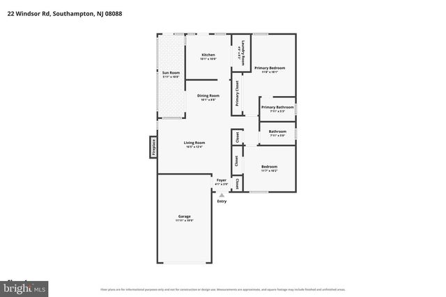 22 WINDSOR RD, Southampton, NJ 08088