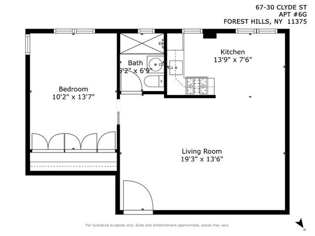 6730 Clyde St Apt 6G, New York City, NY 11375