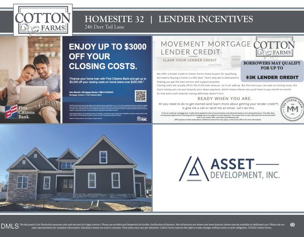 246 Deer Tail Lane Lot 32, Fuquay Varina, NC 27526