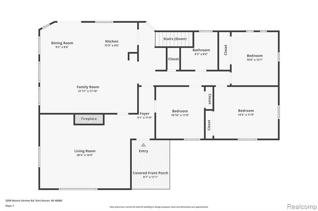 3209 Mount Vernon Road, Port Huron, MI 48060