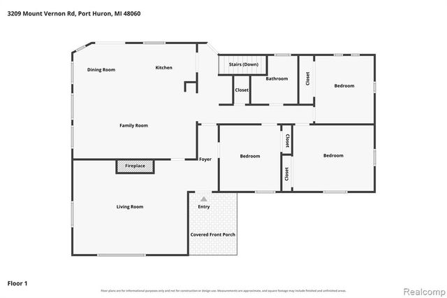 3209 Mount Vernon Road, Port Huron, MI 48060