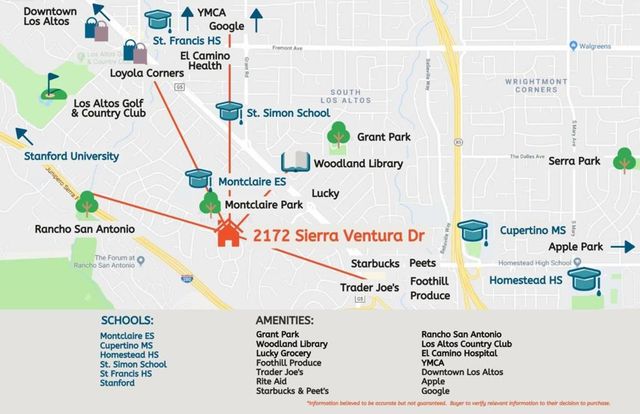 2172 Sierra Ventura Drive, Los Altos, CA 94024
