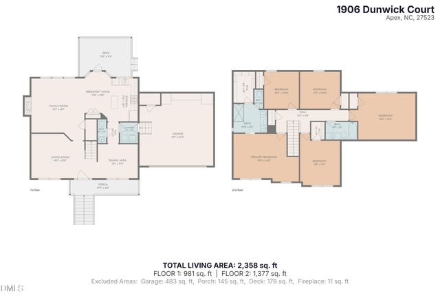 1906 Dunwick Court, Apex, NC 27523