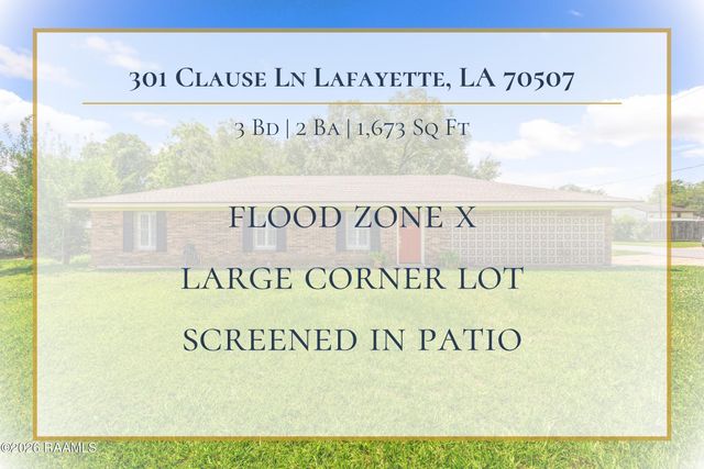 301 Clause Lane, Lafayette, LA 70507