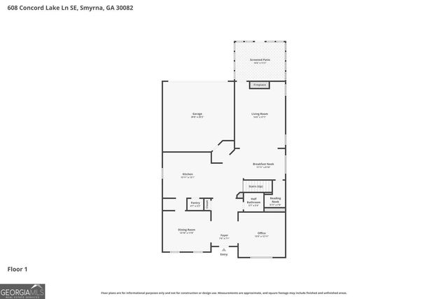 608 Concord Lake Lane SE, Smyrna, GA 30082