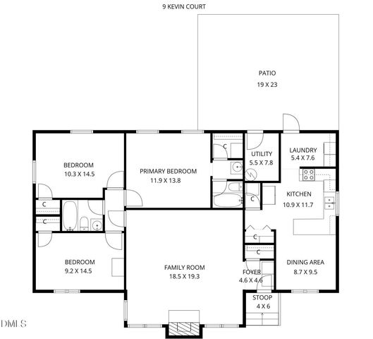 9 Kevin Court, Durham, NC 27713