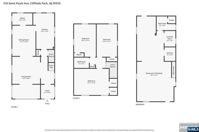 519 Saint Pauls Avenue, Cliffside Park, NJ 07010