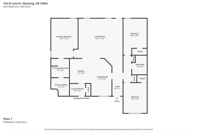 734 W Lola Drive, Mustang, OK 73064