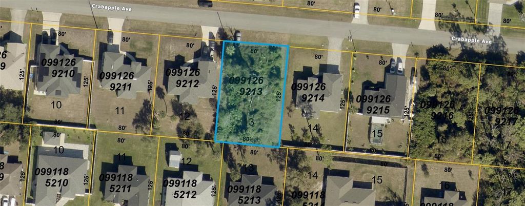 LOT 13, CRABAPPLE AVENUE, North Port, FL 34287