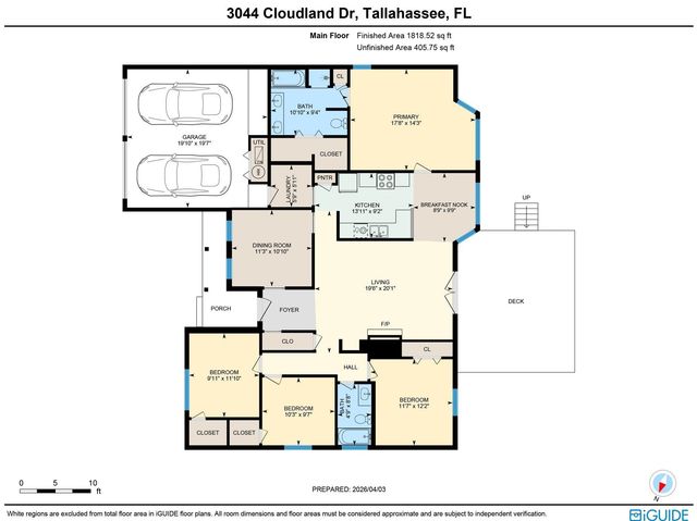 3044 CLOUDLAND Drive, Tallahassee, FL 32312