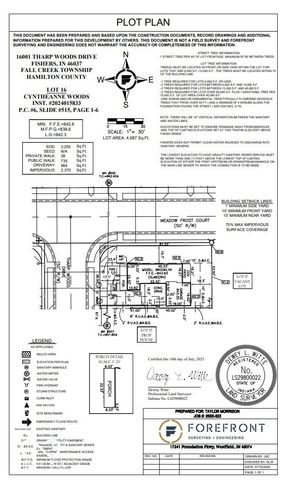 16001 Tharp Woods Drive, Fishers, IN 46037