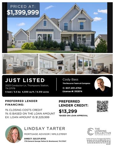2023 Conductor Ln, Thompsons Station, TN 37179