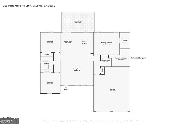 268 Park Place Drive, Lavonia, GA 30553