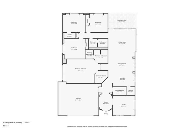 8204 Spitfire Trail, Aubrey, TX 76227