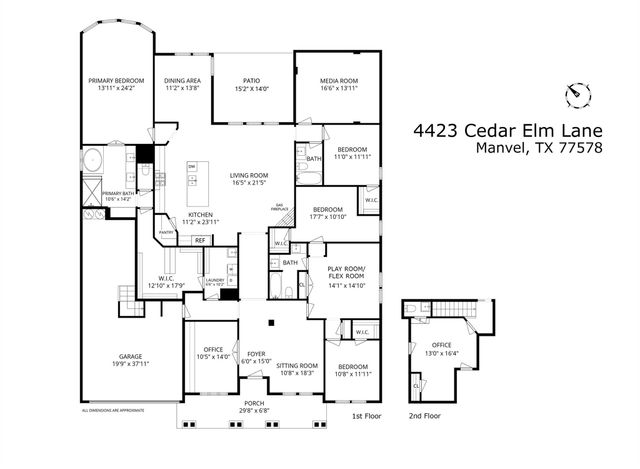 4423 Cedar Elm Lane, Manvel, TX 77578