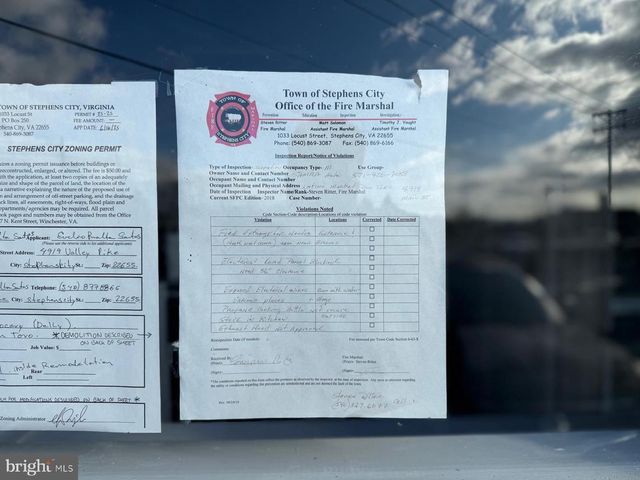 4919 VALLEY PIKE, Stephens City, VA 22655