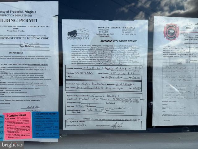 4919 VALLEY PIKE, Stephens City, VA 22655