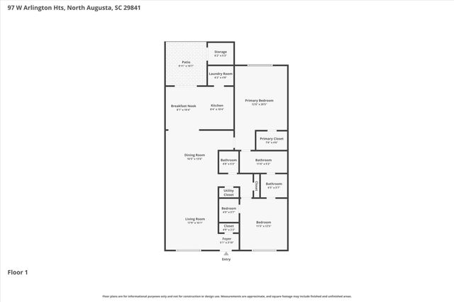 97 W Arlington Heights, North Augusta, SC 29841