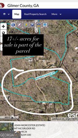 17.67 AC McGruder Road, Ellijay, GA 30536