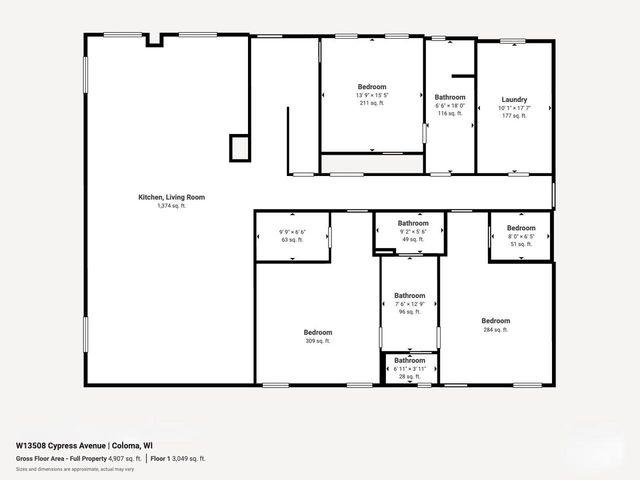 W13508 CYPRESS AVENUE, Coloma, WI 54930