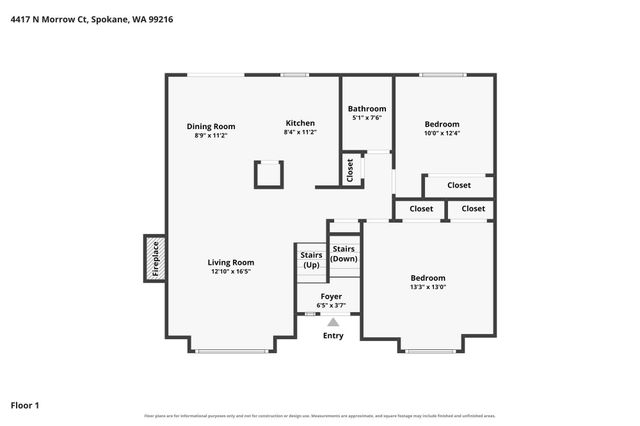 4417 N Morrow Ct, Spokane Valley, WA 99216