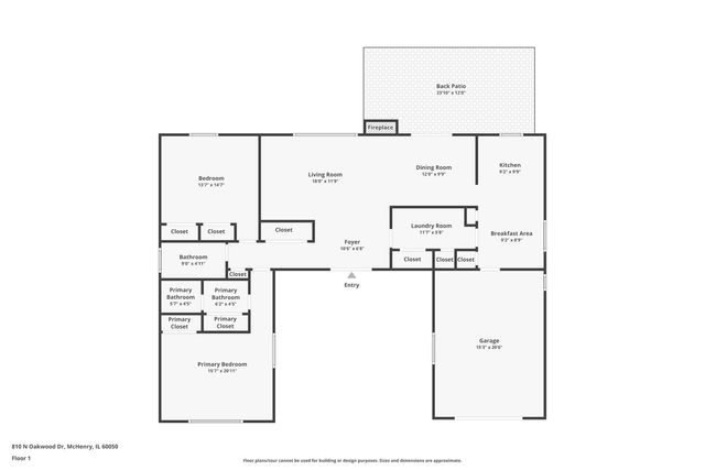 810 N Oakwood Drive, Mchenry, IL 60050