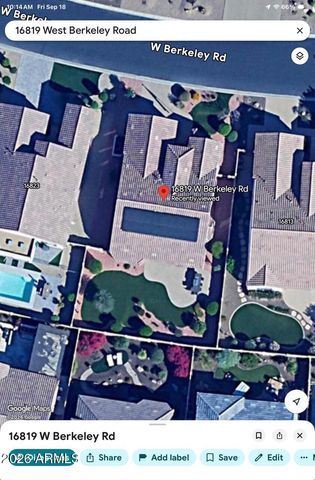 16819 W BERKELEY Road, Goodyear, AZ 85395