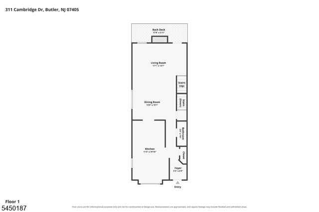 311 Cambridge Dr, Butler Boro, NJ 07405