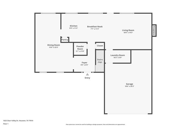 1523 Clear Valley Drive, Houston, TX 77014