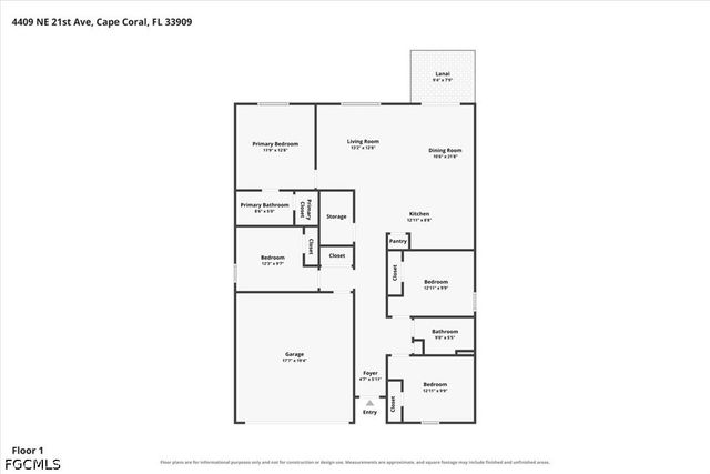 4409 NE 21st PL, Cape Coral, FL 33909