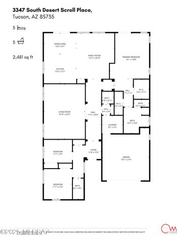 3347 S Desert Scroll Place, Tucson, AZ 85735