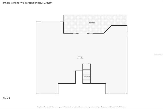 1462 N JASMINE AVENUE, Tarpon Springs, FL 34689