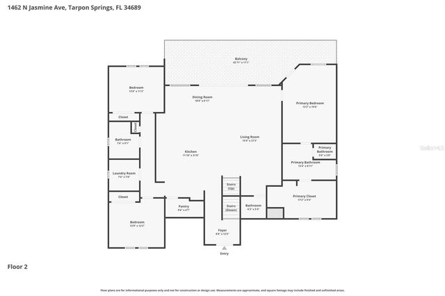 1462 N JASMINE AVENUE, Tarpon Springs, FL 34689