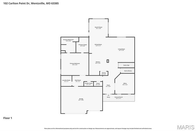 102 Carlton Point Drive, Wentzville, MO 63385