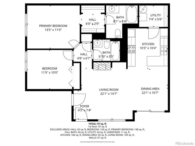 22545 E Ontario Dr 102, Aurora, CO 80016