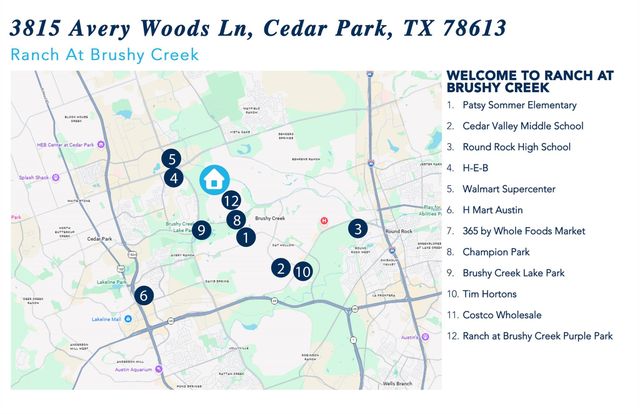 3815 Avery Woods LN, Cedar Park, TX 78613