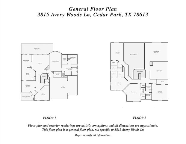 3815 Avery Woods LN, Cedar Park, TX 78613