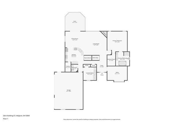 238 E Redding CIRCLE, Belgium, WI 53004
