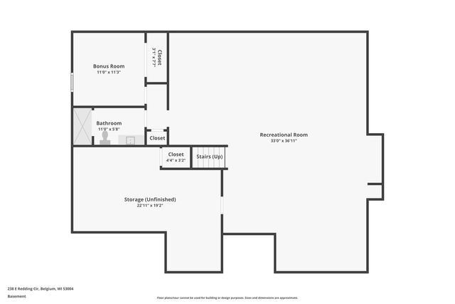 238 E Redding CIRCLE, Belgium, WI 53004