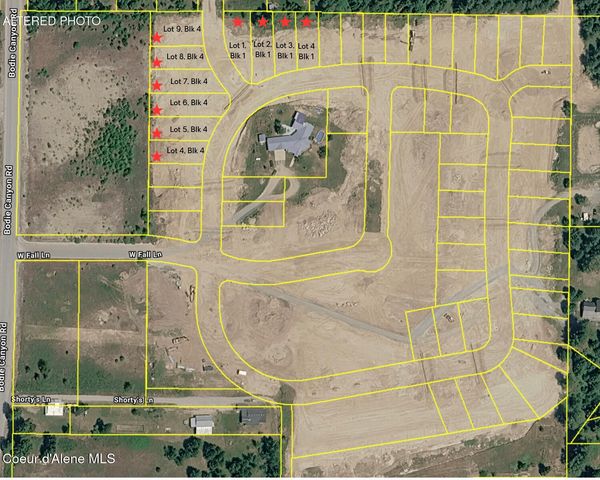 Blk1, Lt 1 -4 & Blk 4 Lts 4-9 Highlands at Bodie Canyon, Priest River, ID 83856