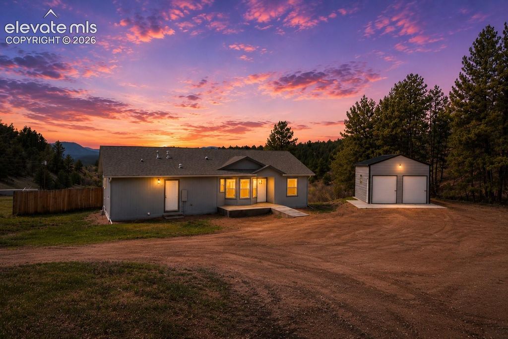740 Crystal Peak Road, Florissant, CO 80816 — exterior
