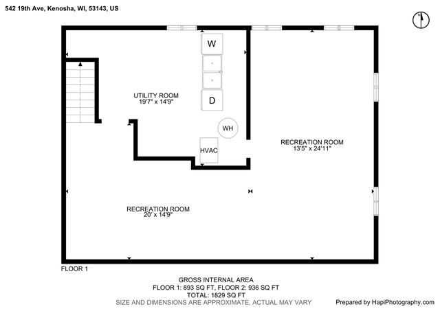 8542 19th AVENUE, Kenosha, WI 53143