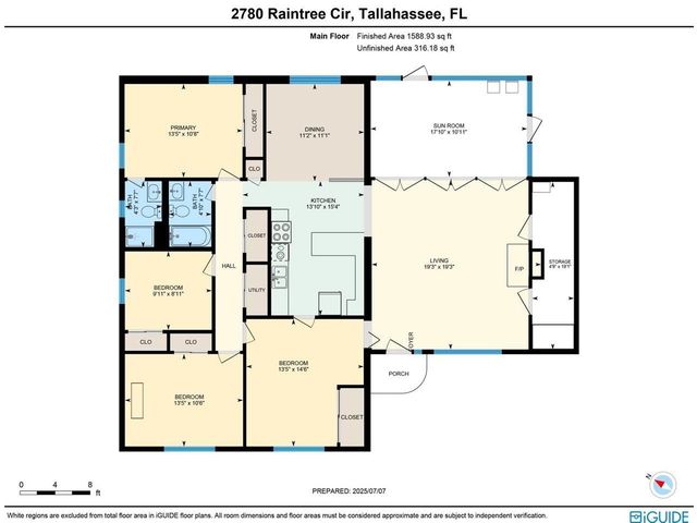 2780 Raintree Circle, Tallahassee, FL 32308