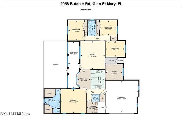 9058 BUTCHER Road, Glen St. Mary, FL 32040