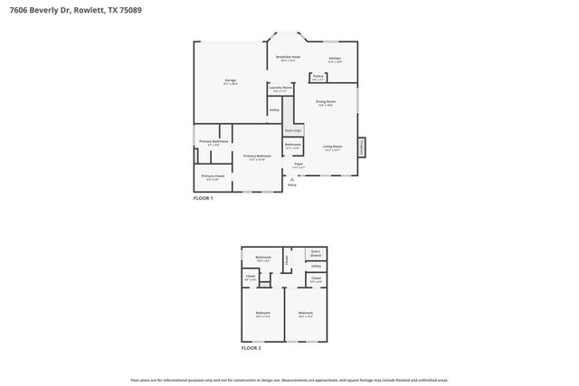 7606 Beverly Drive, Rowlett, TX 75089