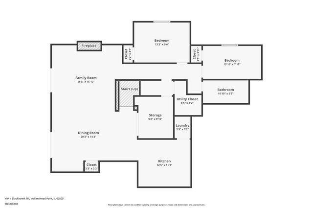 6441 Blackhawk Trail, Indian Head Park, IL 60525