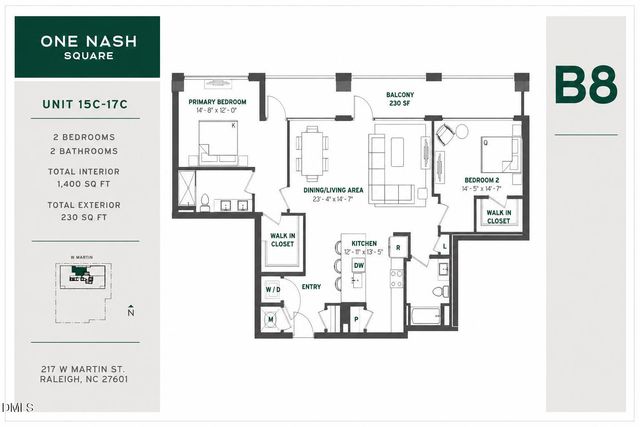 217 W Martin Street 15 C, Raleigh, NC 27601